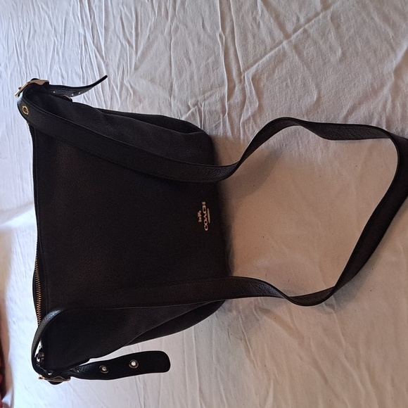 Caoch Danny Duffel in black pebble leather - Picture 1 of 5